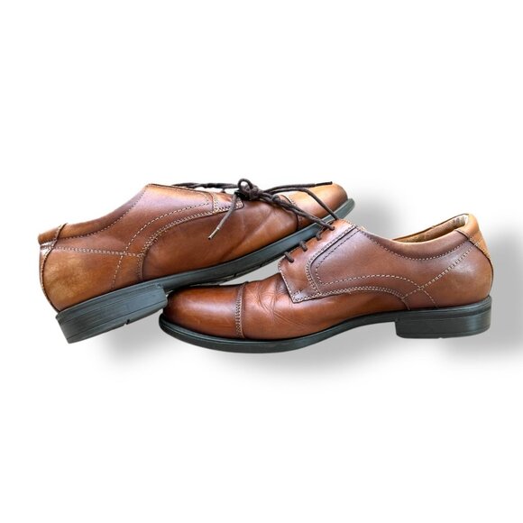 Florsheim Comfortech Mens Oxfords Dress Shoes Brown Leather Size 8.5 Made In Ind main image 8